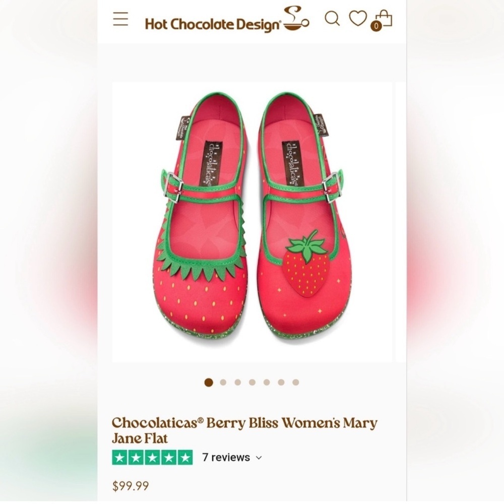 Chocolaticas Berry Bliss Strawberry Mary Jane